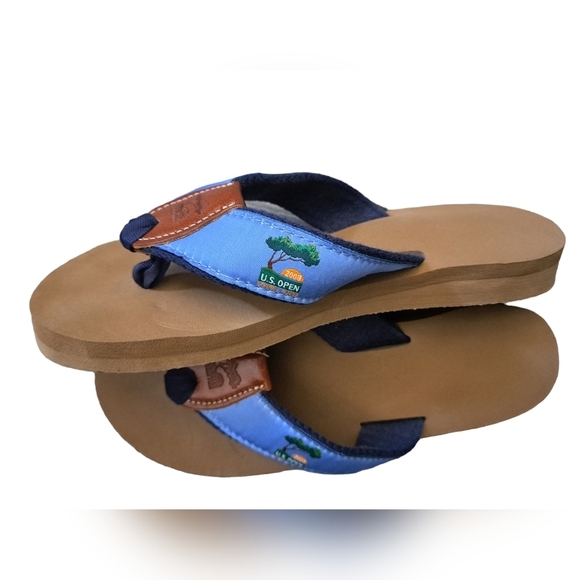 2008 US OPEN TORREY PINES golf sandals flip flops beach coastal lightweight M-L - Picture 4 of 9